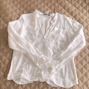 Bonpoint linen shirt size 8